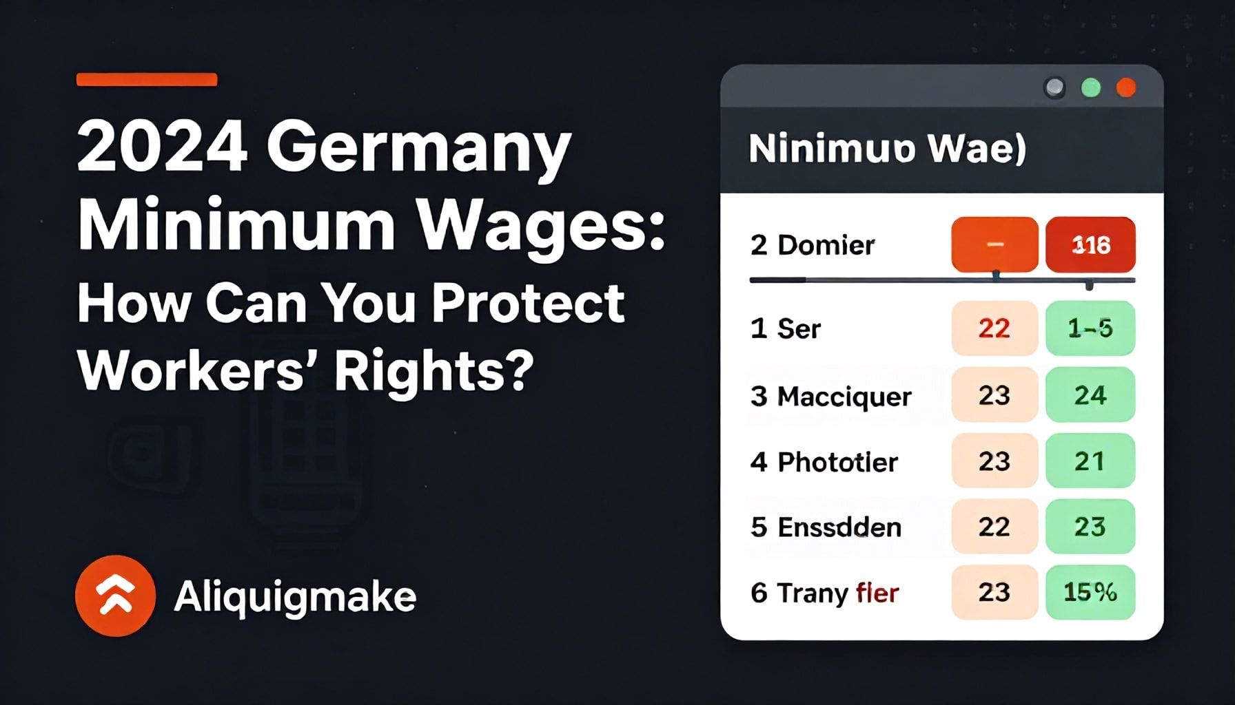 2024 Almanya Asgari Ücretleri: İşçilerin Haklarını Nasıl Koruyabilirsiniz?*