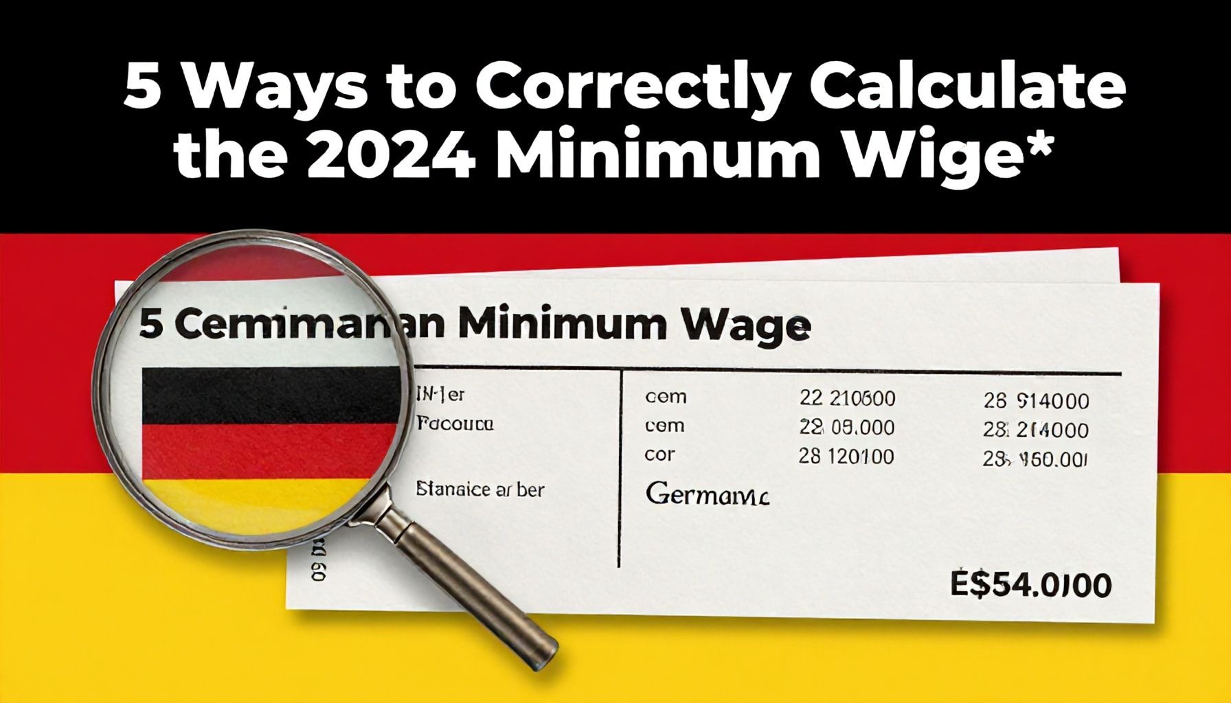 5 Yöntemle 2024 Almanya Asgari Ücretini Doğru Hesaplayın*