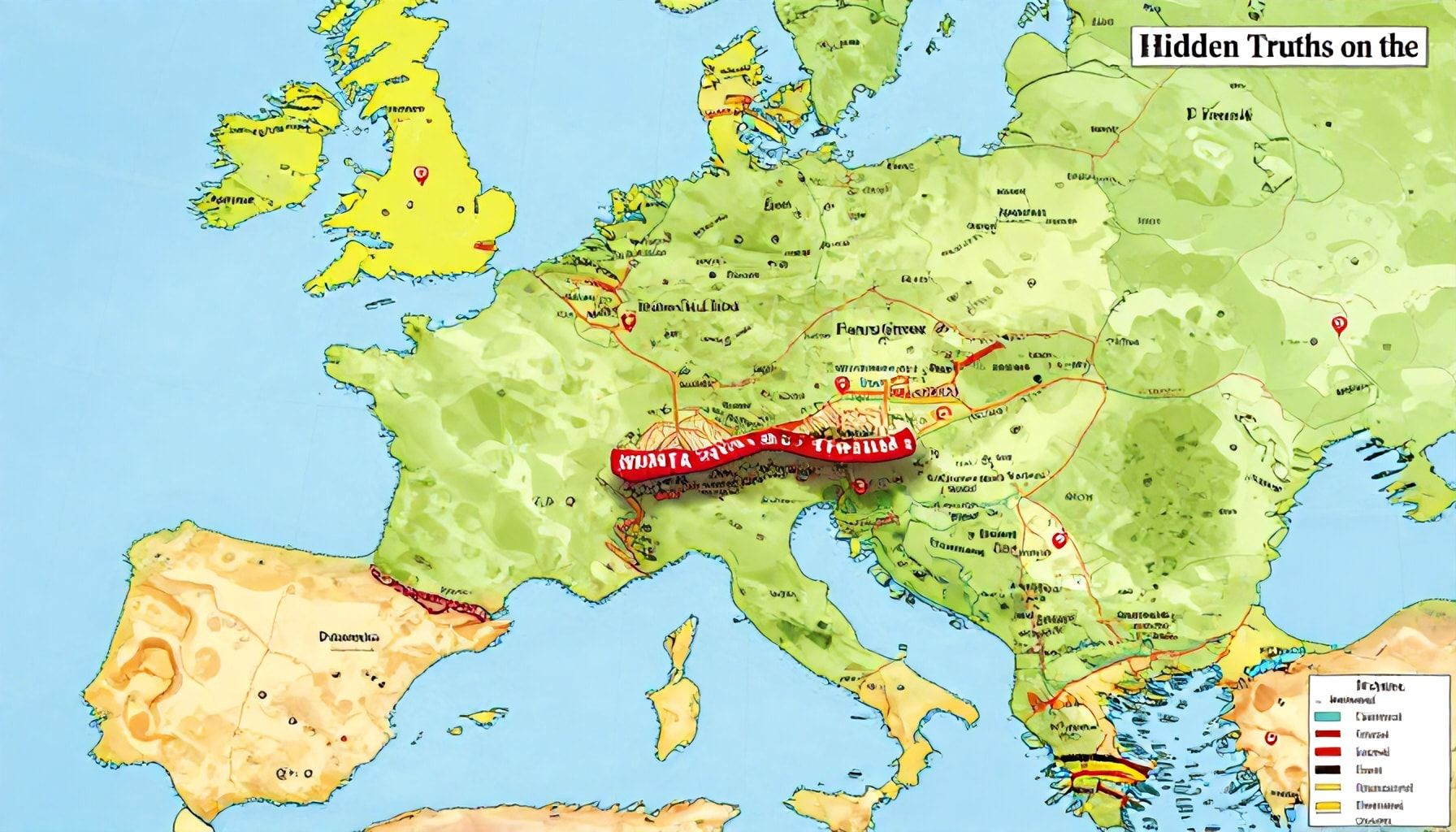 Almanya Haritasındaki Gizli Gerçekler: Bilmediğiniz Şehirler ve Yollar*