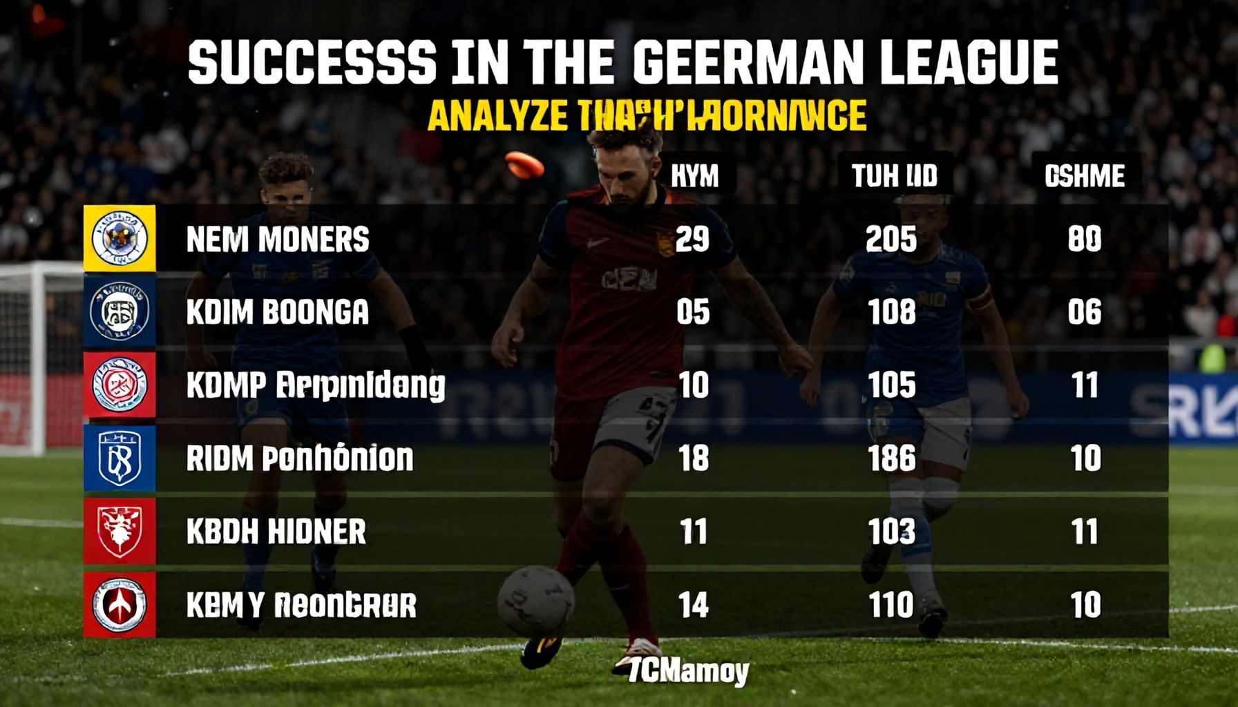 Almanya Ligi'nde Başarıyı Takip Edin: Takımların Performansını Analiz Edin*