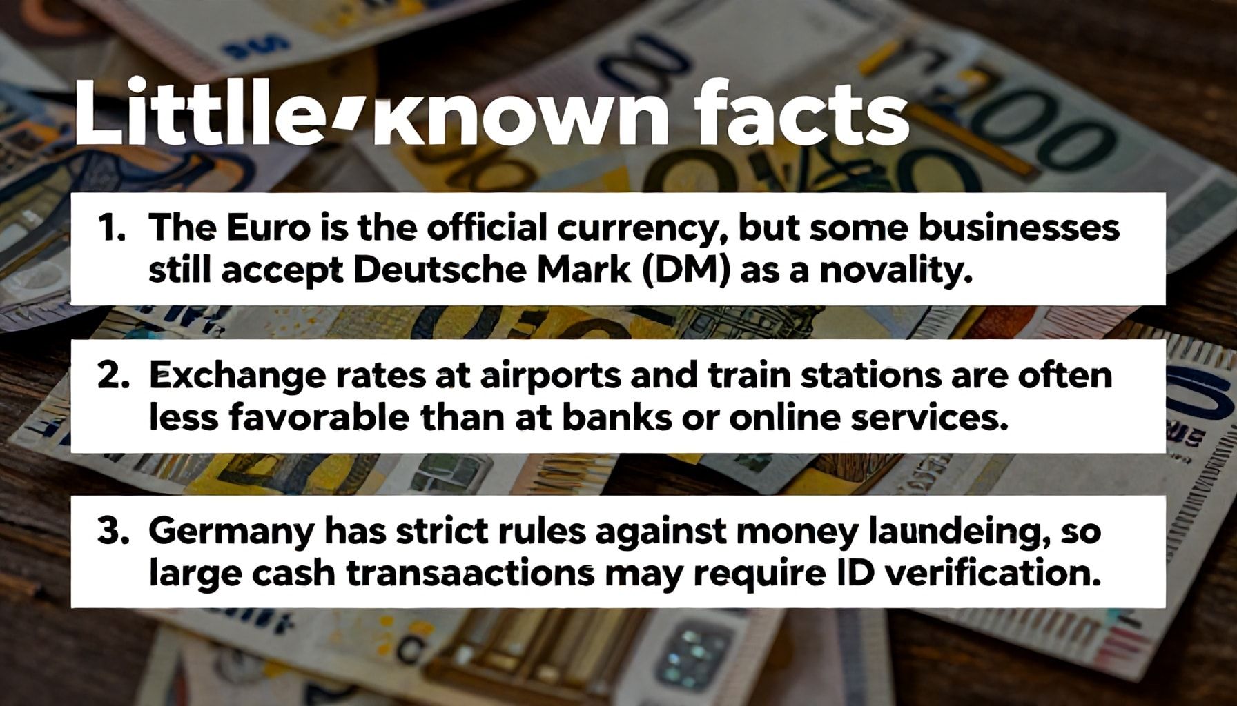 Almanya Para Birimi Dönüşümleri Hakkında Bilmediğiniz 3 Gerçek*