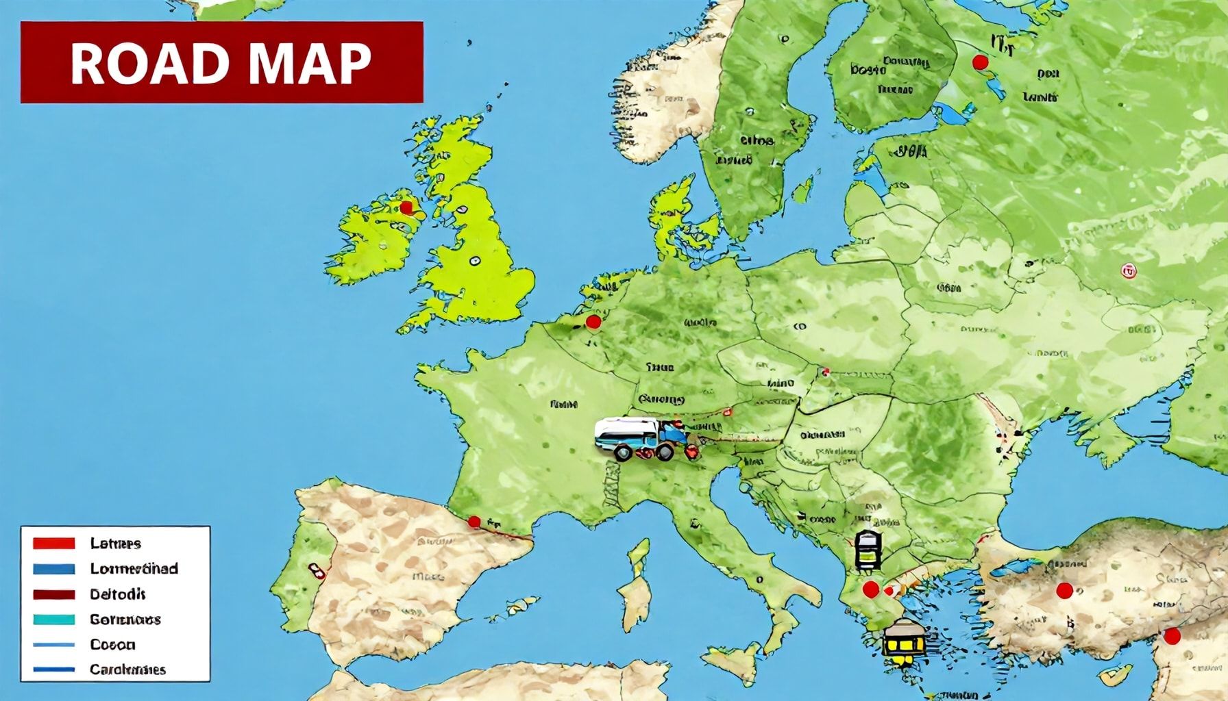 Almanya Yolları Haritası: Sık Kullanılan Rotalar ve İpuçları*