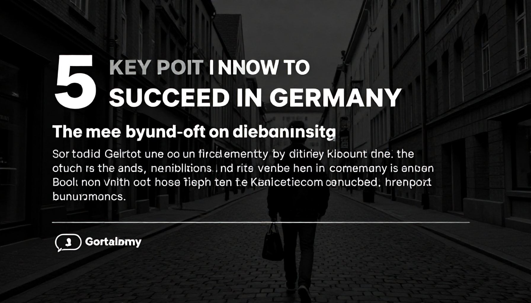 Almanya'da Başarıyı Sağlamak için Bilmeniz Gereken 5 Anahtar Nokta*