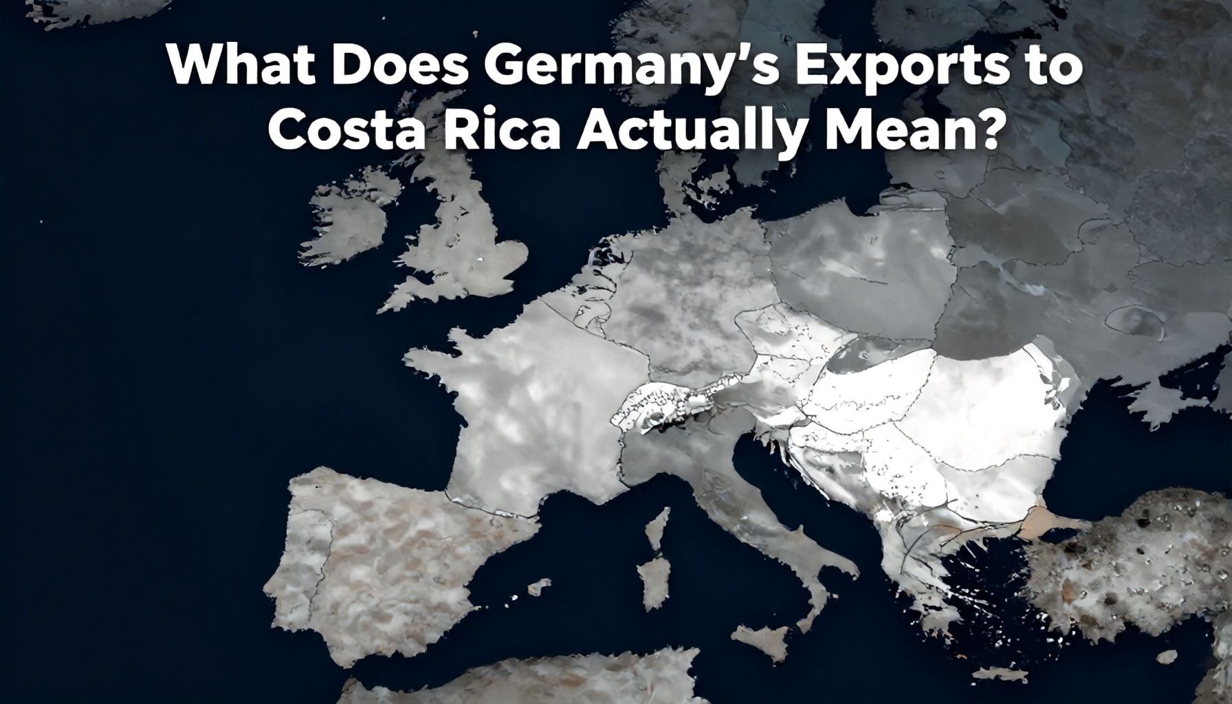 Almanya'nın Kosta Rika'ya İhracatının Gerçekte Ne Anlama Geliyor?*