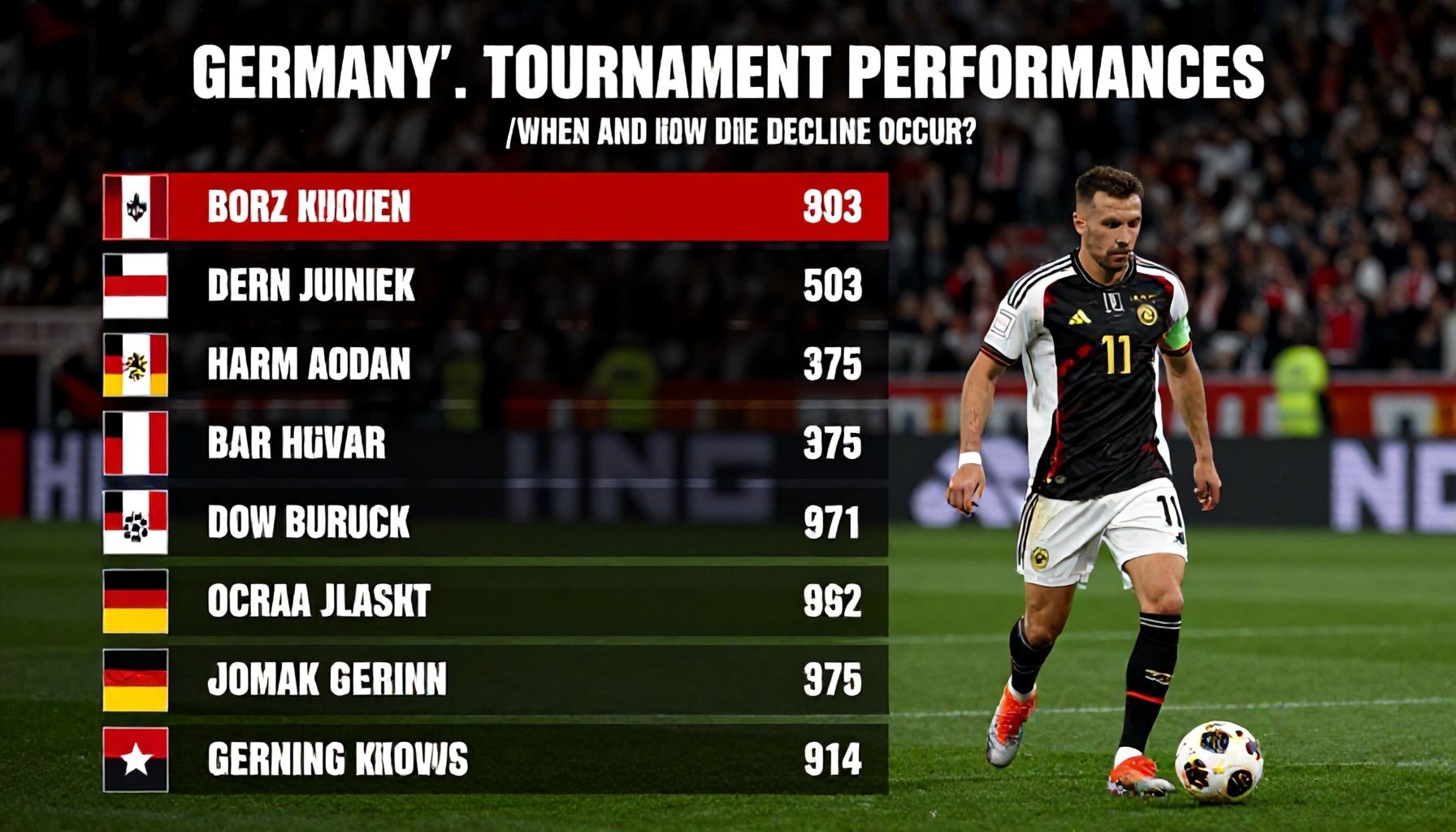 Almanya'nın Turnuva Performansları: Ne Zaman ve Nasıl Düşüş Yaşadı?*