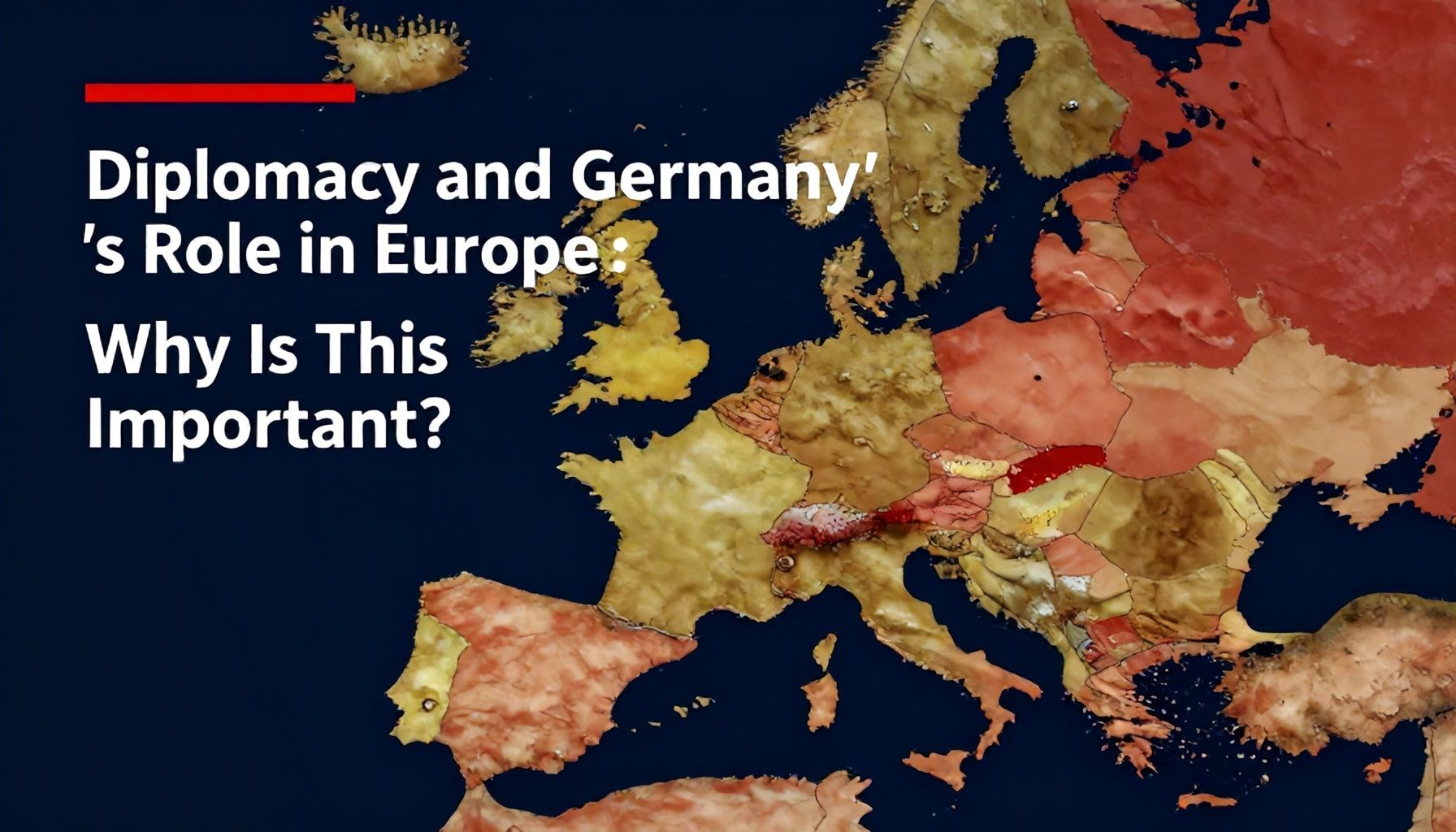 Diplomasi ve Almanya'nın Avrupa İçindeki Rolü: Neden Bu Önemli?*