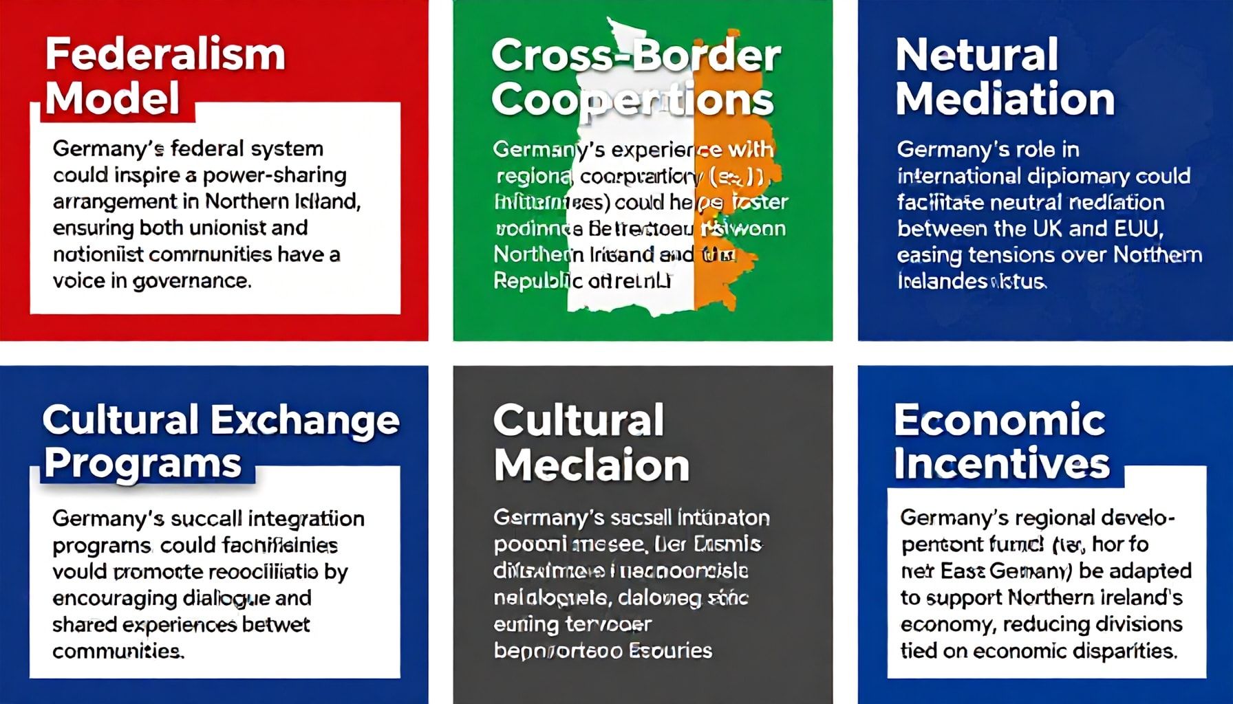 Kuzey İrlanda Sorunlarına Almanya'nın 5 Çözüm Yolu