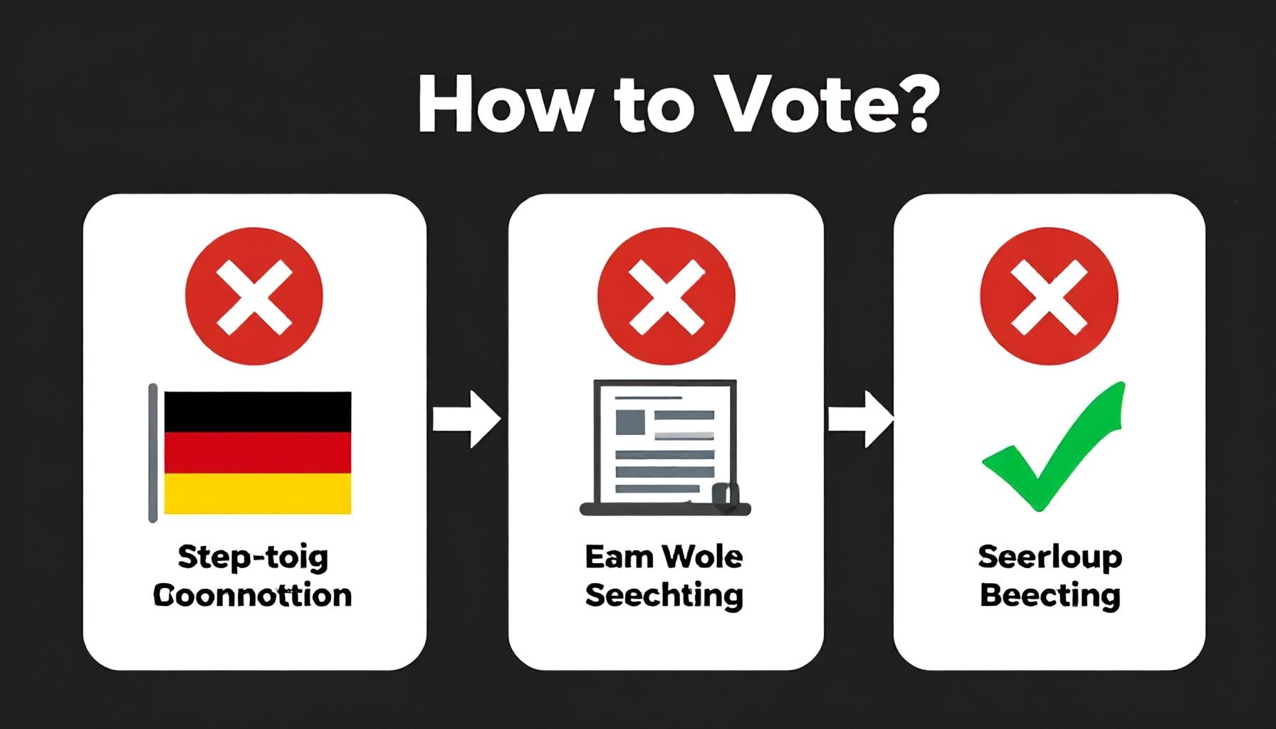 Nasıl Oy Verilir? Almanya Seçimleri Adım Adım Rehberi*