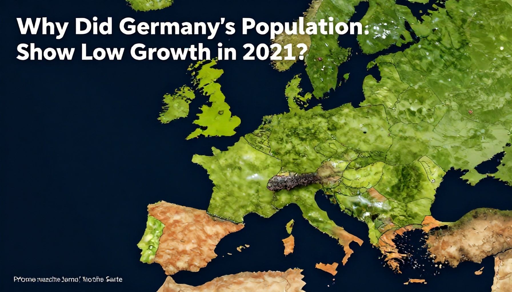 Neden Almanya Nüfusu 2021'de Düşük Büyüme Gösterdi? Gerçekler*