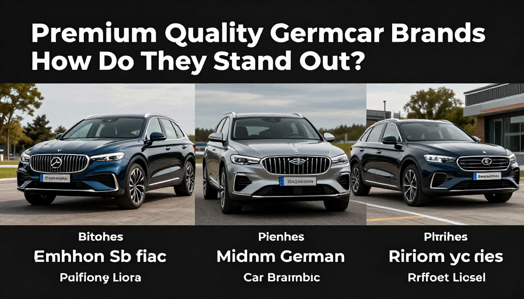 Premium Kaliteye Sahip Almanya Araba Markaları: Nasıl Fark Yaratır?*