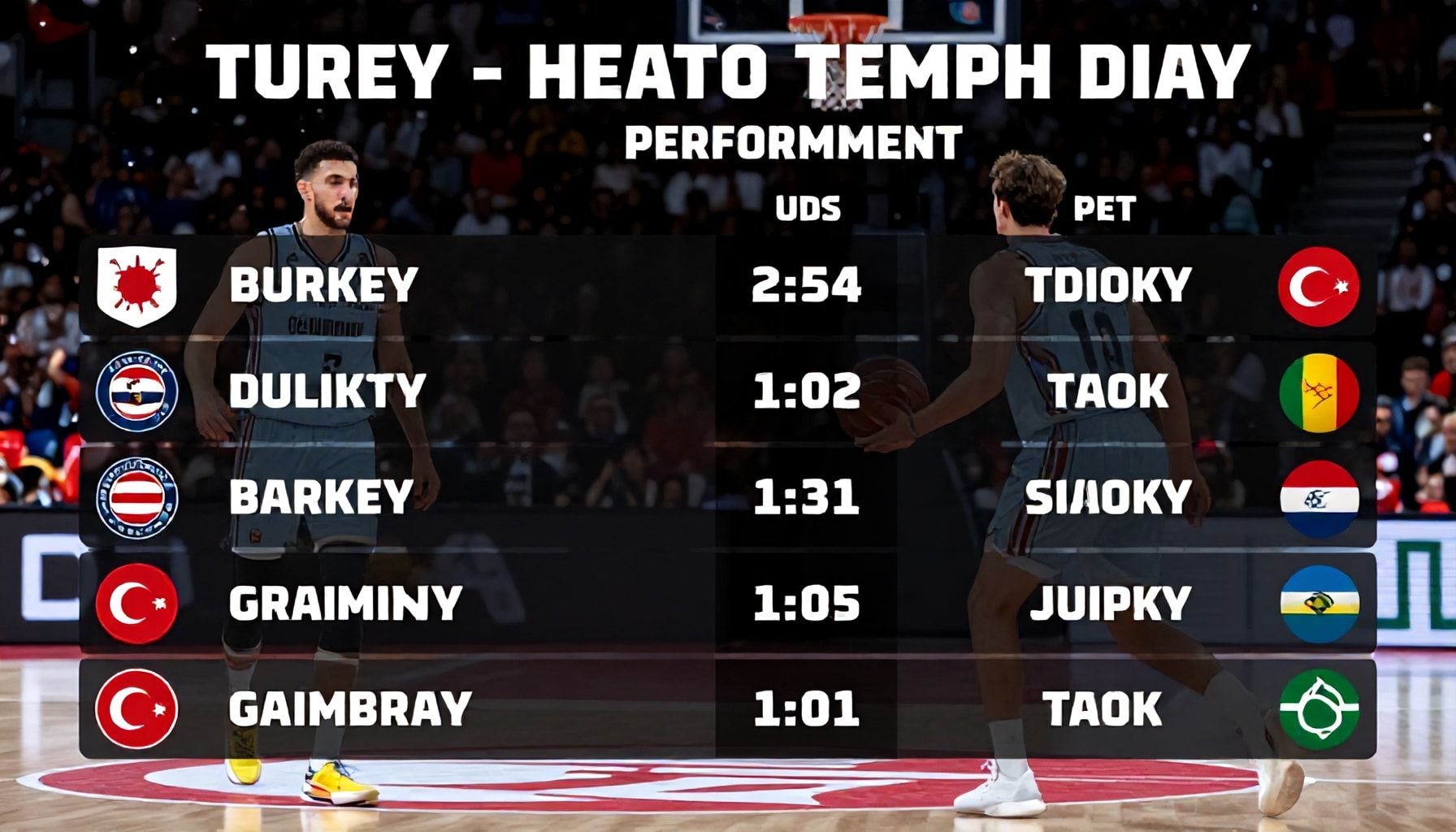 Türkiye-Almanya basketbol maçları: Takımların performanslarını ve stratejilerini keşfedin