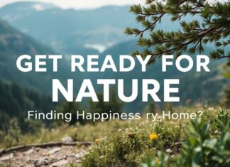 Doğa İçin Hazırlanın: Evden Uzakta Mutluluk Bulmak Get Ready for Nature: Finding Happiness Away from Home