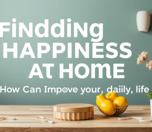Evde Mutluluk Bulmak: Günlük Hayatınızı Nasıl Geliştirebilirsiniz Finding Happiness at Home: How You Can Improve Your Daily Life