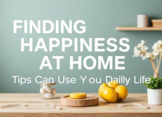Evde Mutluluk Bulmak: Günlük Hayatta Kullanabileceğiniz İpuçları Finding Happiness at Home: Tips You Can Use in Daily Life