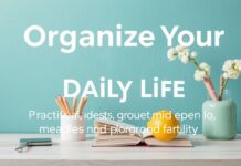 Günlük Hayatınızı Düzenleyin: Ruhsal Barış ve Verimlilik İçin Pratik İpuçları Organize Your Daily Life: Practical Tips for Mental Peace and Productivity