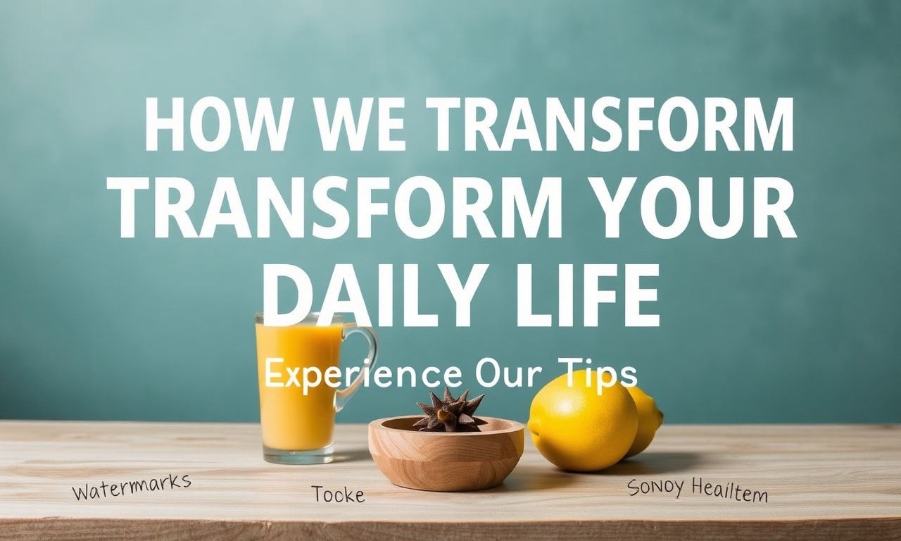 Günlük Yaşamınızı Nasıl Dönüştürüyoruz: İpuclarımızla Deneyimleyin How We Transform Your Daily Life: Experience Our Tips
