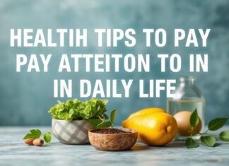 Günlük Yaşamda Dikkat Edilmesi Gereken Sağlık İpuçları Health Tips to Pay Attention to in Daily Life