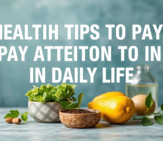 Günlük Yaşamda Dikkat Edilmesi Gereken Sağlık İpuçları Health Tips to Pay Attention to in Daily Life