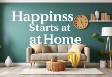 Mutluluk Evinden Başlar: Evinizi Dönüştürmek İçin Pratik İpuçları Happiness Starts at Home: Practical Tips to Transform Your Home