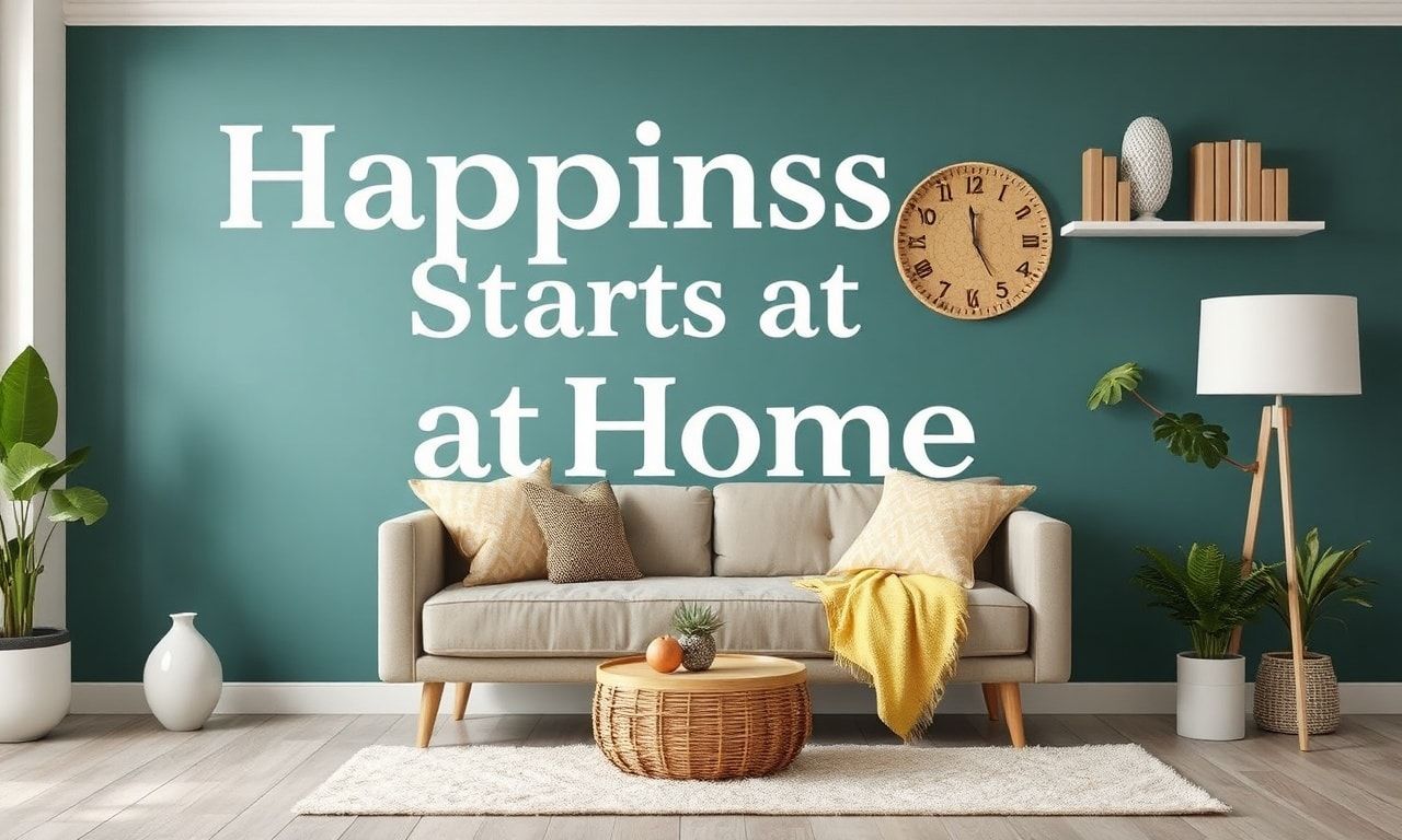 Mutluluk Evinden Başlar: Evinizi Dönüştürmek İçin Pratik İpuçları Happiness Starts at Home: Practical Tips to Transform Your Home