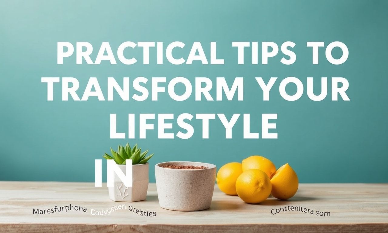 Yaşam Tarzınızı Dönüştürmek İçin 2024 Yılı İçin Pratik İpuçları Practical Tips to Transform Your Lifestyle in 2024