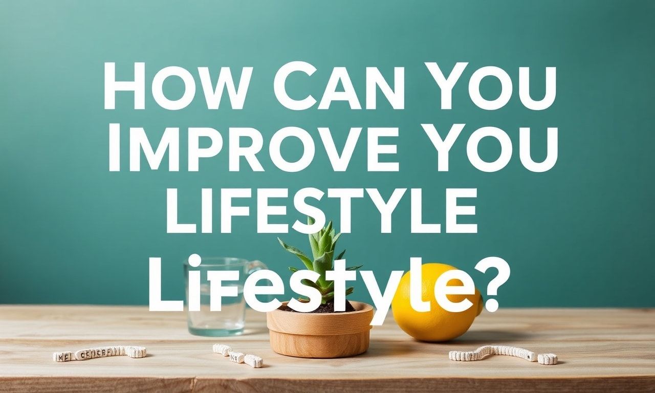 Yaşam Tarzınızı Nasıl İyileştirebilirsiniz? How Can You Improve Your Lifestyle?
