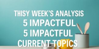Bu Hafta Etkileyici Olan 5 Güncel Konu Analizi This Week's Analysis of 5 Impactful Current Topics