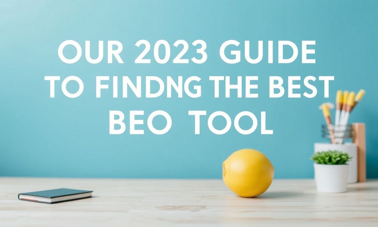 En İyi SEO Aracı Bulmak İçin 2023 Rehberimiz Our 2023 Guide to Finding the Best SEO Tool