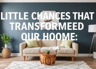 Evimizi Dönüştüren Küçük Değişiklikler: Bir Editörün Öyküsü Little Changes That Transformed Our Home: A Story by an Editor