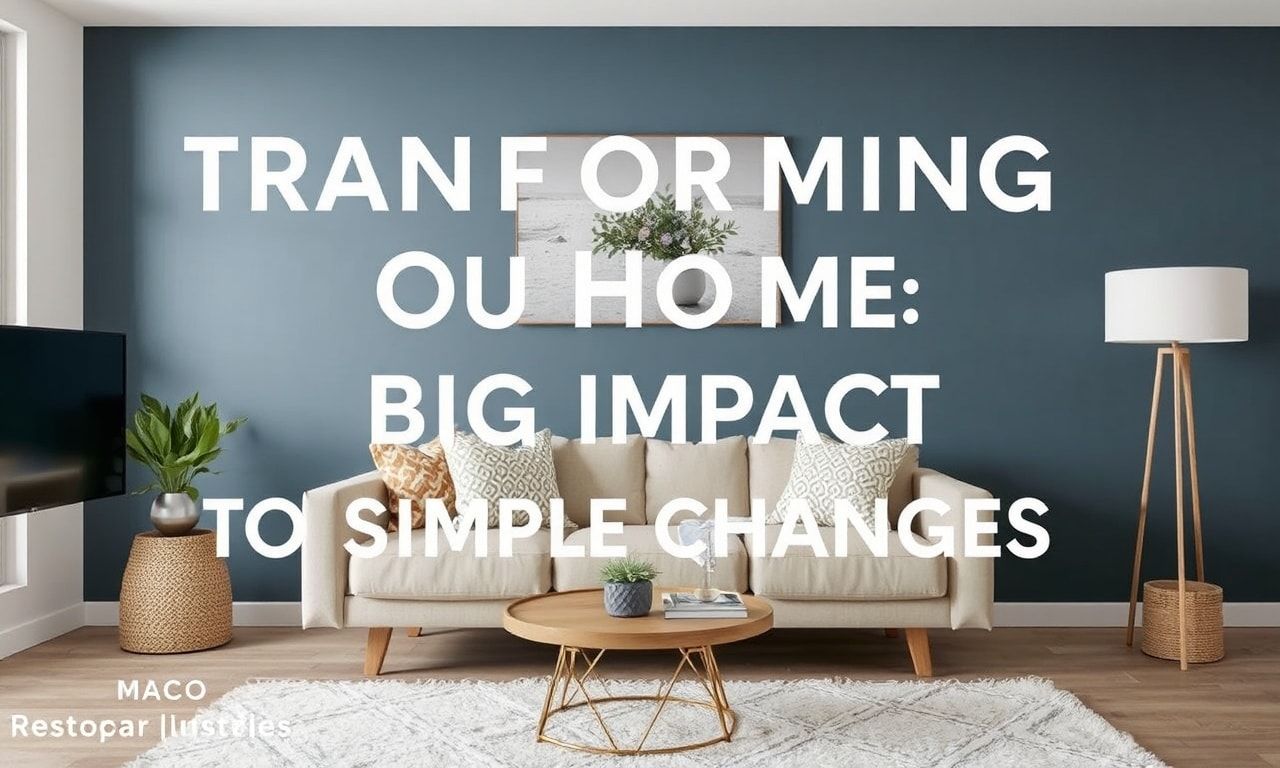 Evimizi Dönüştürmek: Basit Değişikliklerin Büyük Etkileri Transforming Our Home: The Big Impact of Simple Changes