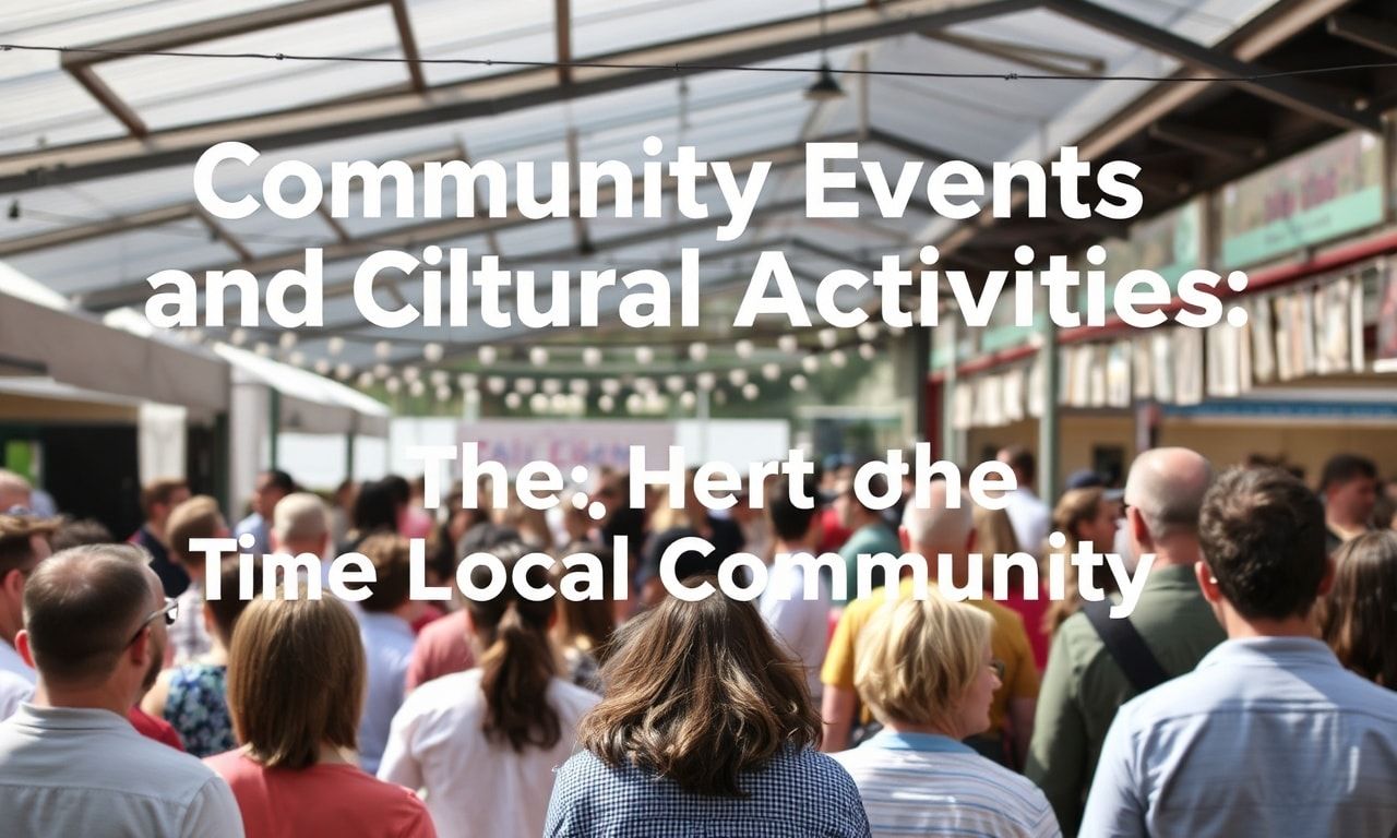 Toplu Eğlence ve Kültürel Etkinlikler: Yerel Toplumun Kalbi Community Events and Cultural Activities: The Heart of the Local Community